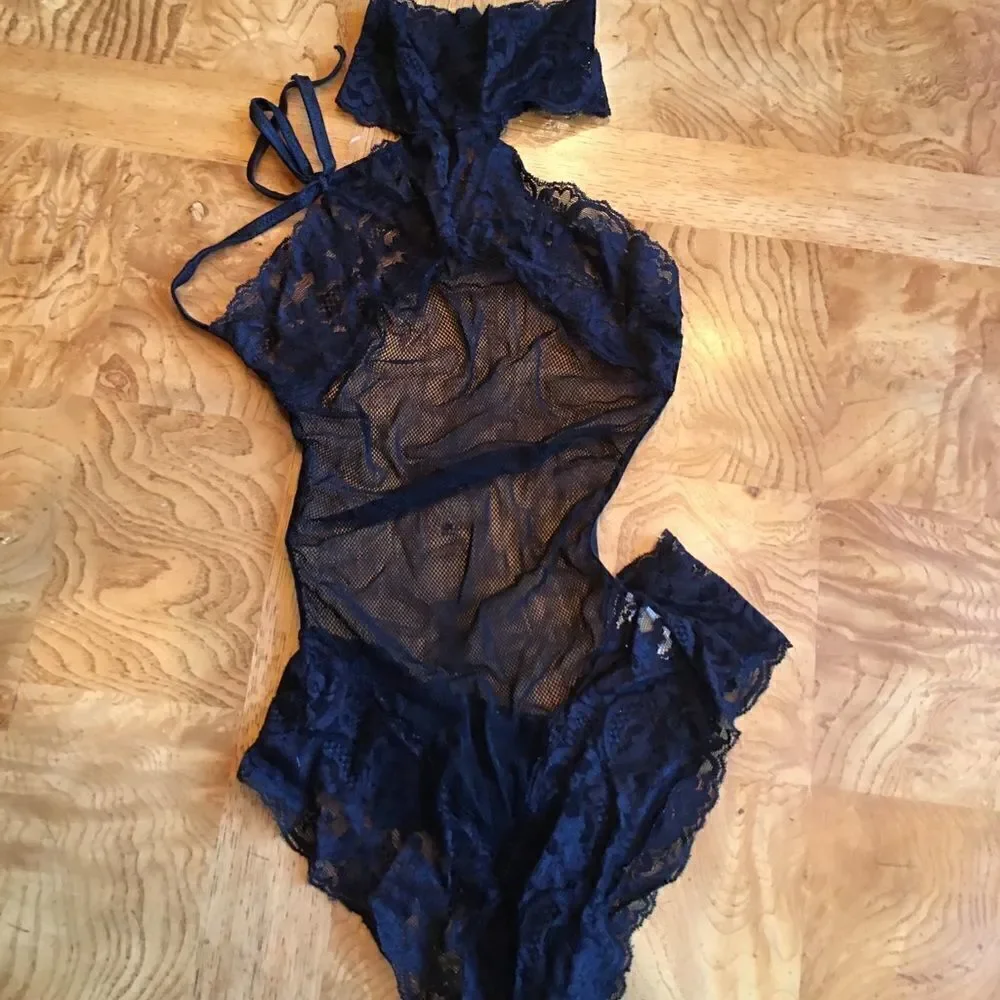 🎃 OO Gorgeous Black Lingerie Body Suit